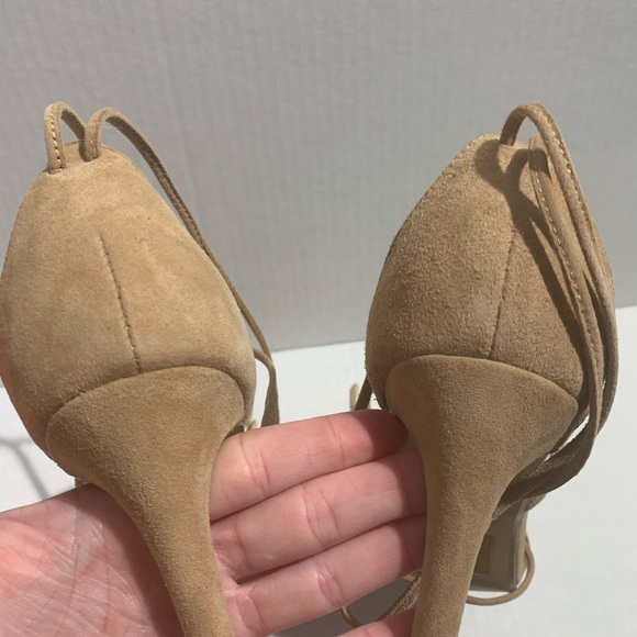 Steve Madden Heels Presidnt Heels Suede Heels Lace Up Heels Tie Up Heels - Picture 8 of 12